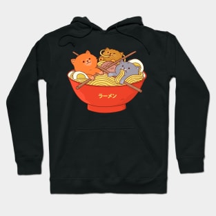 Ramen and cats Hoodie